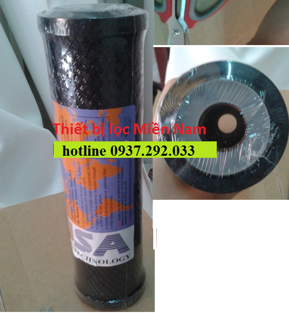 Lõi lọc than CTO lọc nước xi mạ và hệ RO